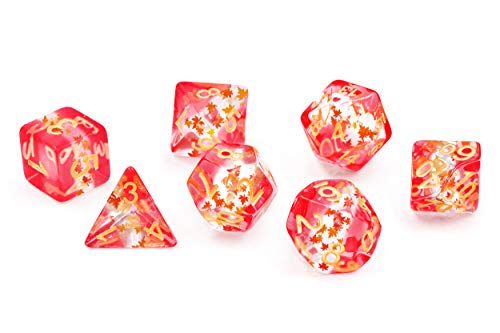 Dice Set/Maple Leaf@7pc Set