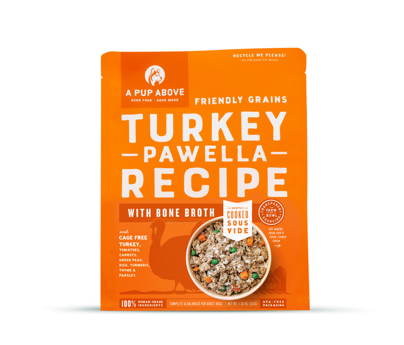 A Pup Above Gently Cooked Food for Dogs-Turkey Pawella Recipe