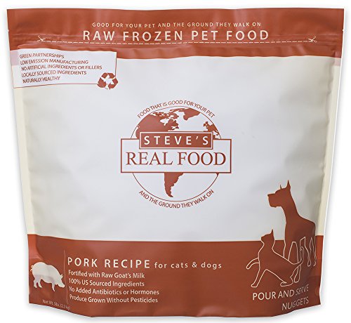 Steve's Frozen Raw Nuggets for Dogs & Cats, 5lb