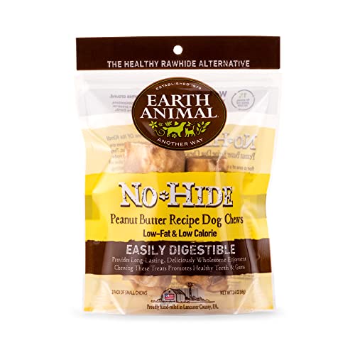 Earth Animal - Dog Chew - No-Hide Peanut Butter Chew