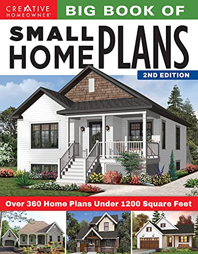 Design America Inc Big Book Of Small Home Plans 2nd Edition Over 360 Home Plans Under 1200 Square Feet 0002 Edition; 