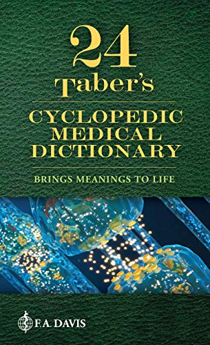 Donald Venes Taber's Cyclopedic Medical Dictionary 0024 Edition;twenty Fourth 