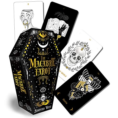 Sam West/The Macabre Tarot@ 78 Card Deck and 128 Page Book