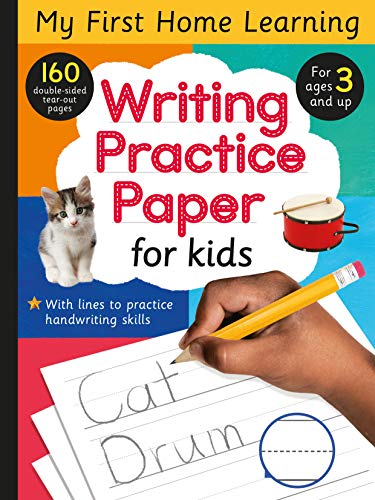 Tiger Tales Writing Practice Paper For Kids 160 Double Sided Tear Out Pages For Ages 3 And Up 