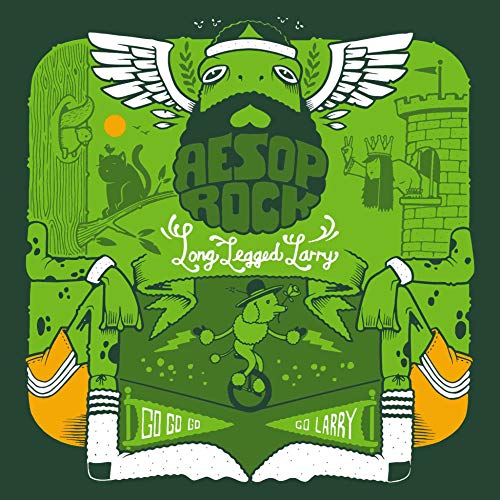 Aesop Rock/Long Legged Larry (Green 7")@Explicit Version@Amped Exclusive