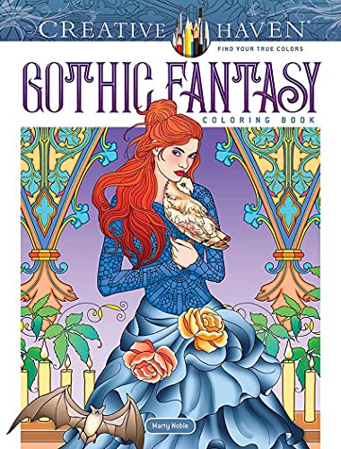 Marty Noble/Creative Haven Gothic Fantasy Coloring Book