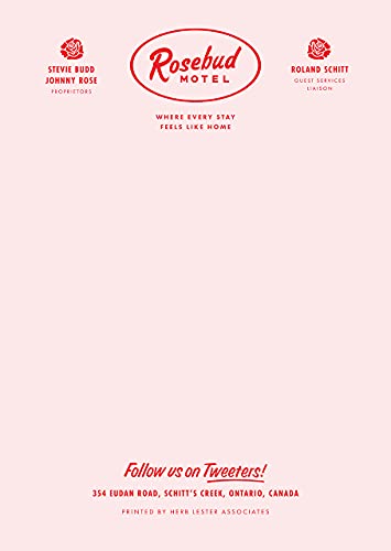 Fictional Hotel Notepad Set/Rosebud Motel