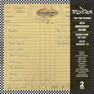 The Selecter/Live In Coventry 1979 (Clear Vinyl)@Ltd. 1500/RSD 2021 Exclusive