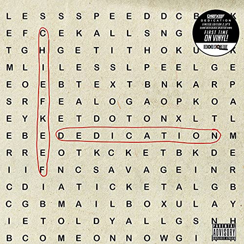 Chief Keef/Dedication (Clear w/ Black Splatter Vinyl)@2 LP@Ltd. 2000/RSD 2021 Exclusive