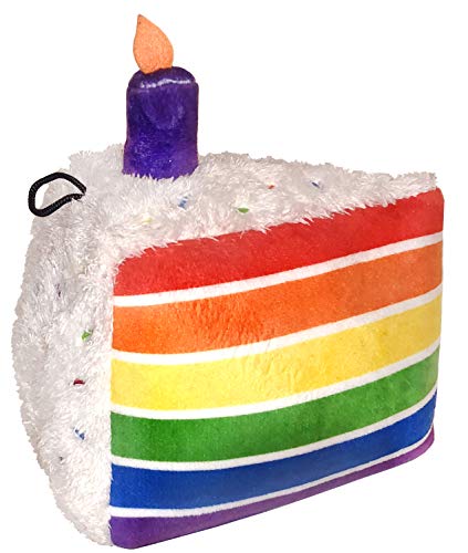Huxley & Kent Power Plush Dog Toy - Funfetti Cake