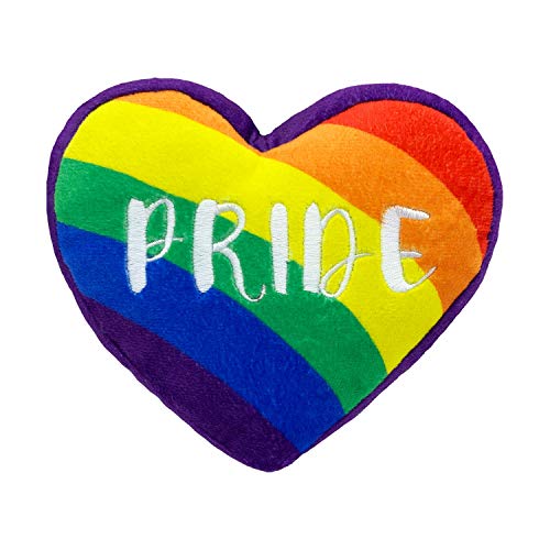 Huxley & Kent Power Plush Dog Toy - Pride Heart