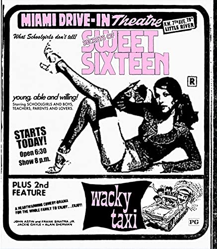 Secrets Of Sweet Sixteen/Wacky Taxi/Drive-in Double Feature@Blu-Ray@NR