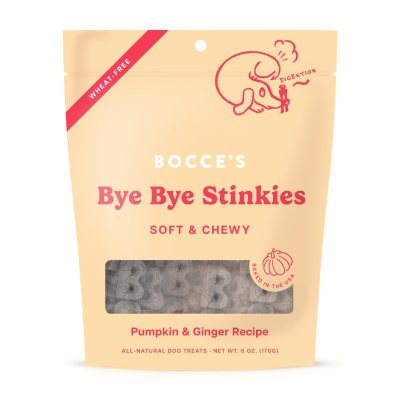 Bocces Soft & Chewy Bye Bye Stinkies Treats 6oz