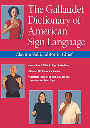 Clayton Valli The Gallaudet Dictionary Of American Sign Language 