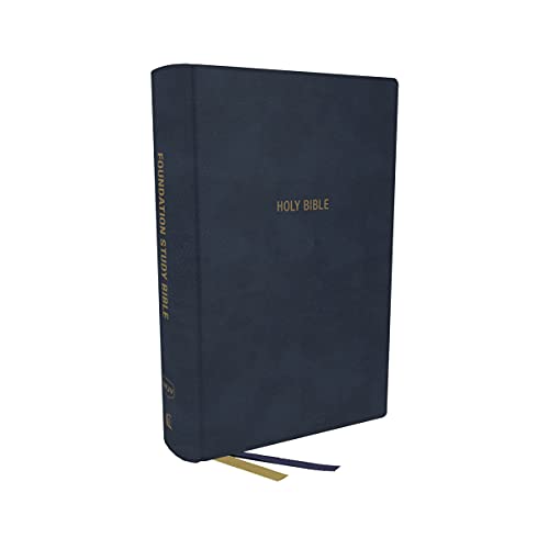 Thomas Nelson Nkjv Foundation Study Bible Large Print Leather Holy Bible New King James Version 