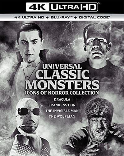 Universal Classic Monsters Collection/Icons of Horror Collection@4K-UHD/Blu-Ray/Digital/8 Disc