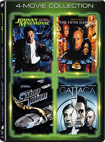 Fifth Element/Johnny Mnemonic/Gattaca/Starship Troop/Multi-Feature@DVD@NR