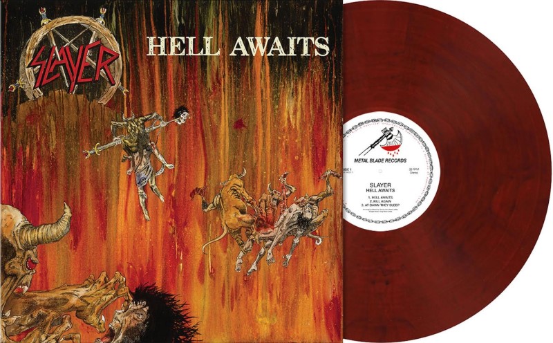 Slayer/Hell Awaits (Red Marbled Vinyl)