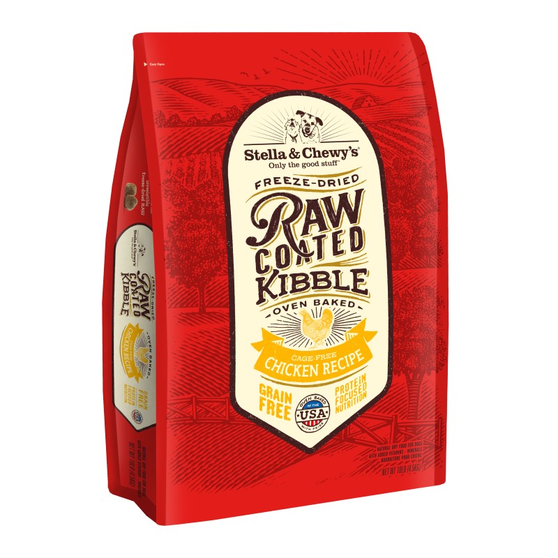 Stella & Chewy's Raw Coated Dog Kibble Cage-Free Chicken