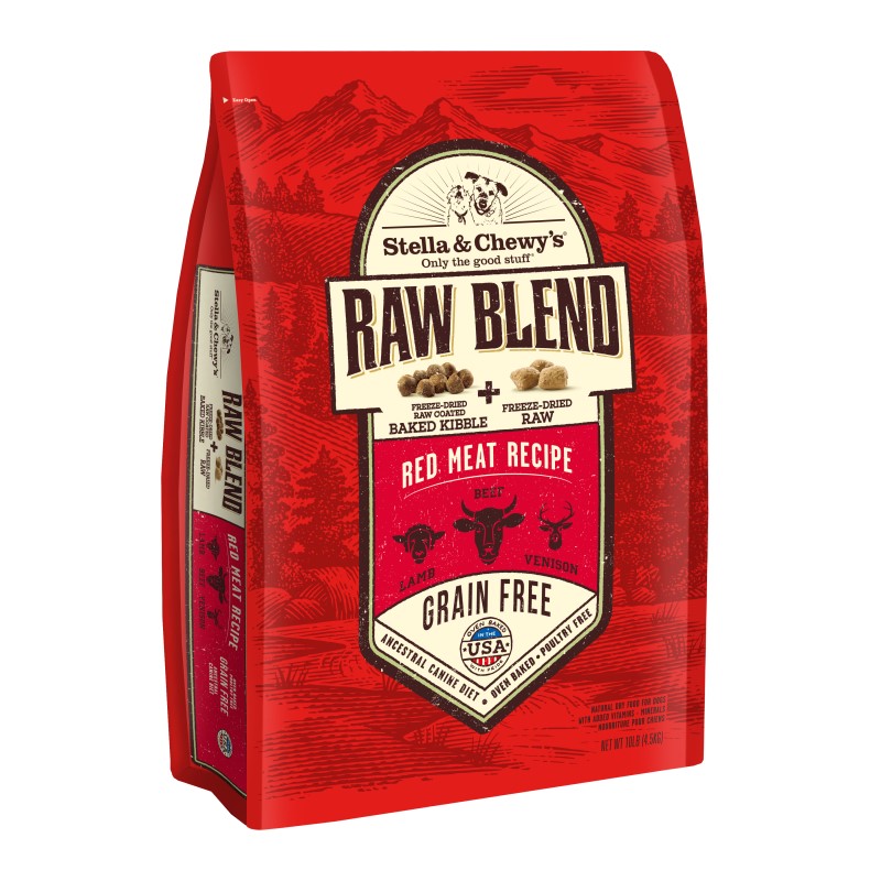 Stella & Chewy's Red Meat Raw Blend Dog Kibble