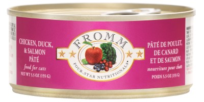 Fromm Four-Star Nutritionals® Chicken, Duck, & Salmon Pâté Food for Cats