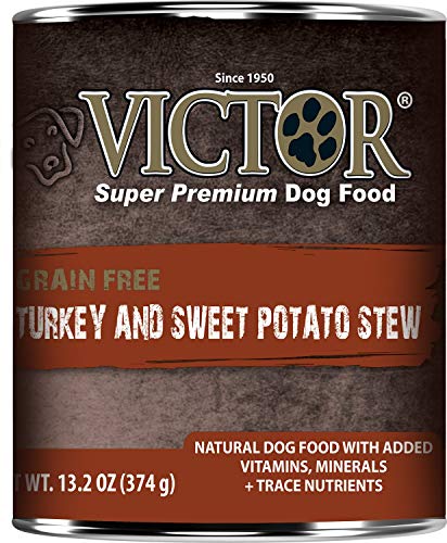 VICTOR Grain Free Formula Turkey and Sweet Potato Stew Cuts in Gravy for Dogs