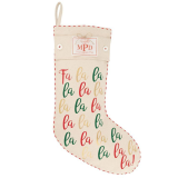 Mud Pie Christmas Stocking - Fa La La
