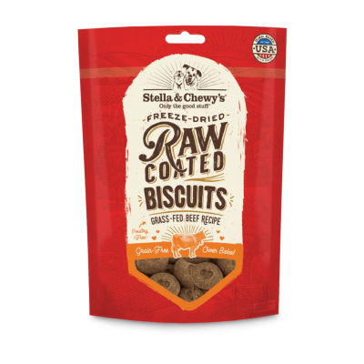 Stella & Chewy's Raw Coated Biscuits for Dogs
