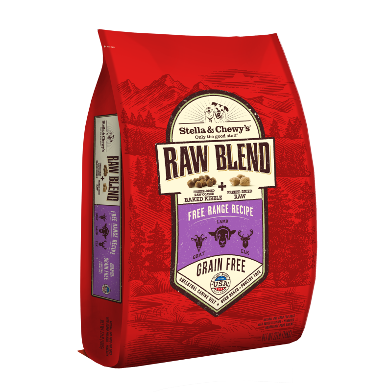 Stella & Chewy's Free Range Raw Blend Dog Kibble