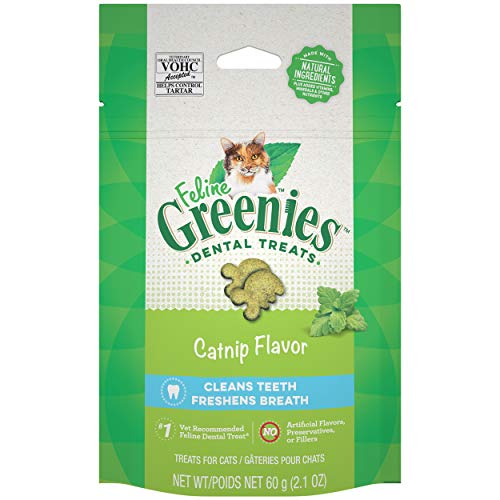 Greenies Original Dental Treats for Cats-Catnip