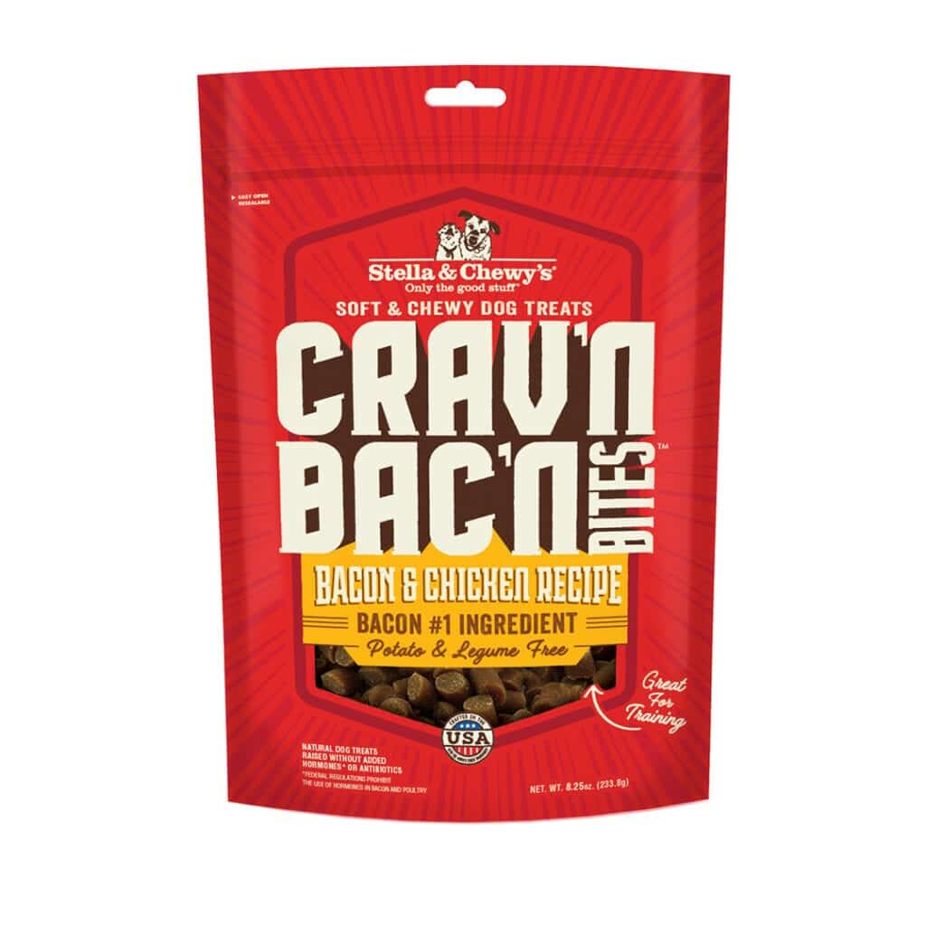 Stella & Chewy's Crav'n Bac'n Bites Bacon & Chicken Dog Treats