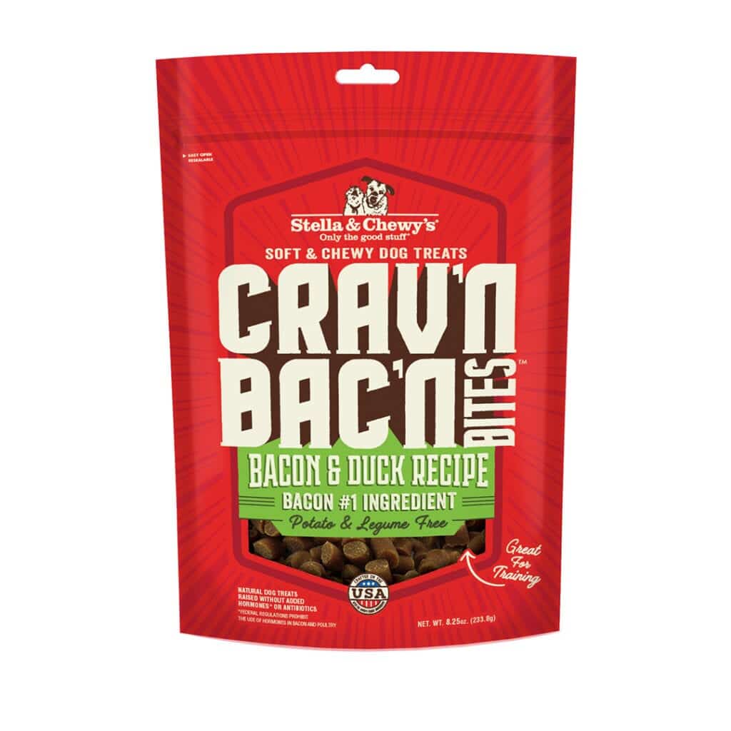 Stella & Chewy's Crav'n Bac'n Bites Bacon & Duck Dog Treats