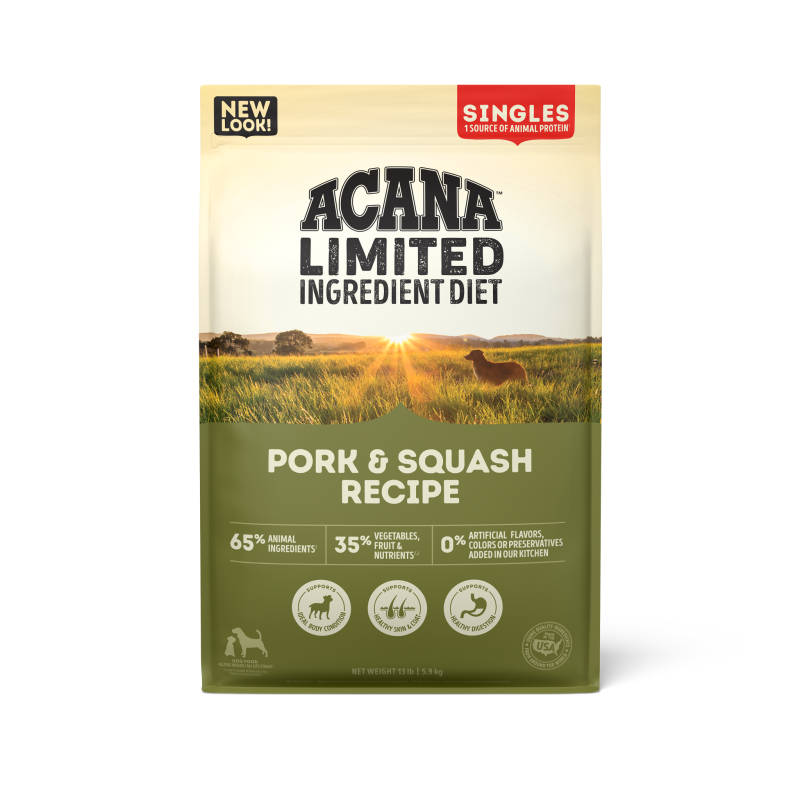 ACANA-Singles Pork & Squash Recipe Grain Free Dry Dog Food