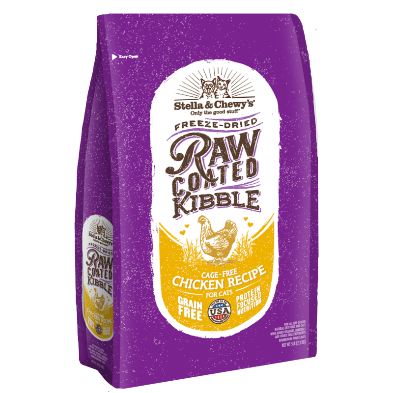 Stella & Chewy's Raw Coated Kibble Cage-Free Chicken Recipe for Cats