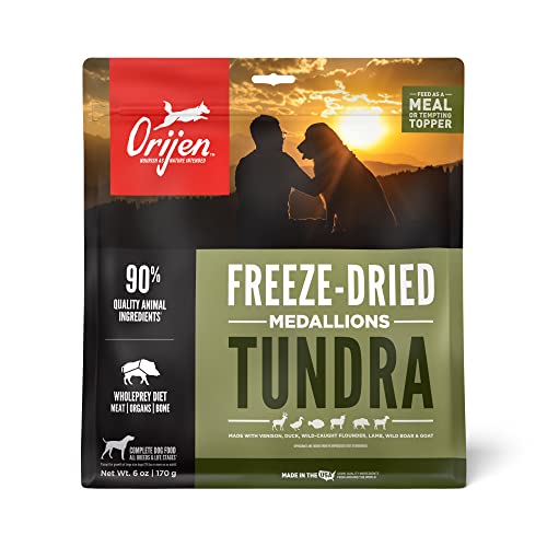 ORIJEN Tundra Freeze Dried Medallions Dog Food