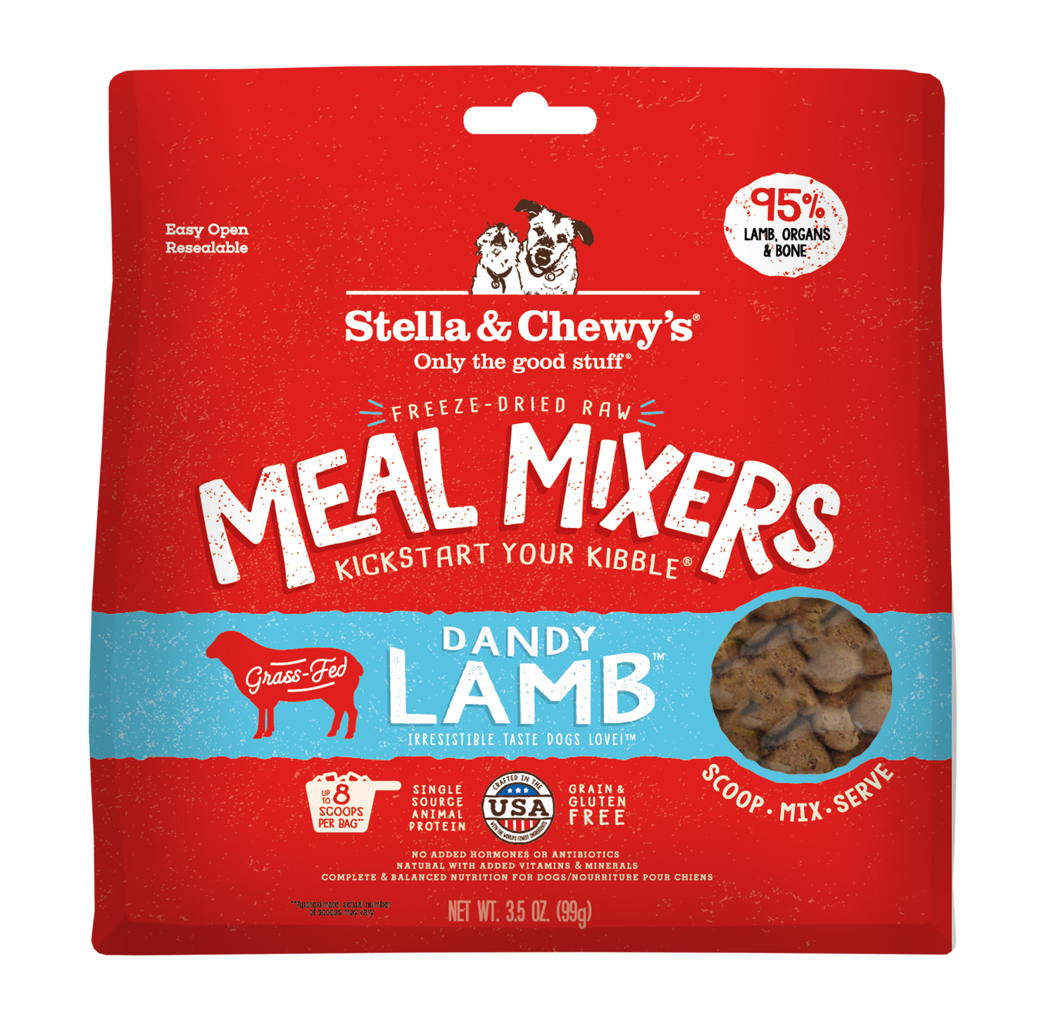Stella & Chewy's Lamb Meal Mixers for Dogs