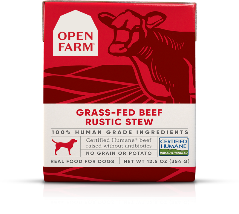 Open Farm Grass-Fed Beef Rustic Stew Wet Dog Food