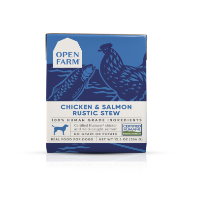 Open Farm Chicken & Salmon Rustic Stew Wet Dog Food