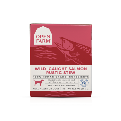 Open Farm Wild-Caught Salmon Rustic Stew Wet Dog Food