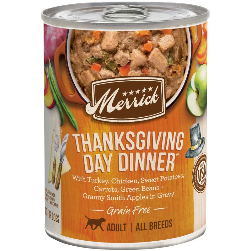 Merrick Grain Free Thanksgiving Day Dinner in Gravy Canned Dog Food