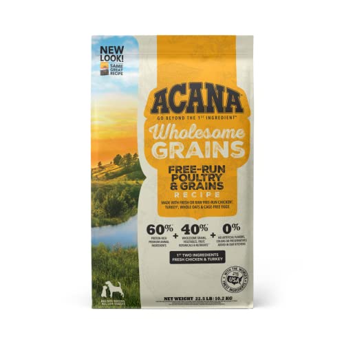 ACANA Wholesome Grains Free-Run Poultry & Grains Recipe for Dogs