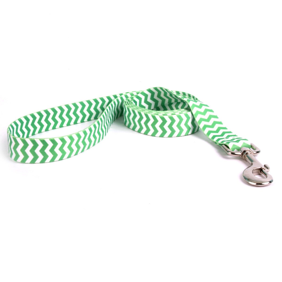 Yellow Dog - Chevron Lime Leash