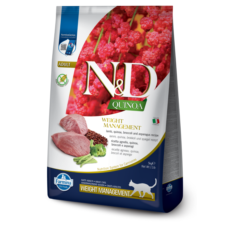 Farmina N&D Feline Limited Ingredient Diet Weight Management Lamb