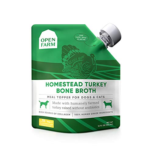 Open Farm Homestead Turkey Bone Broth for Dogs & Cats