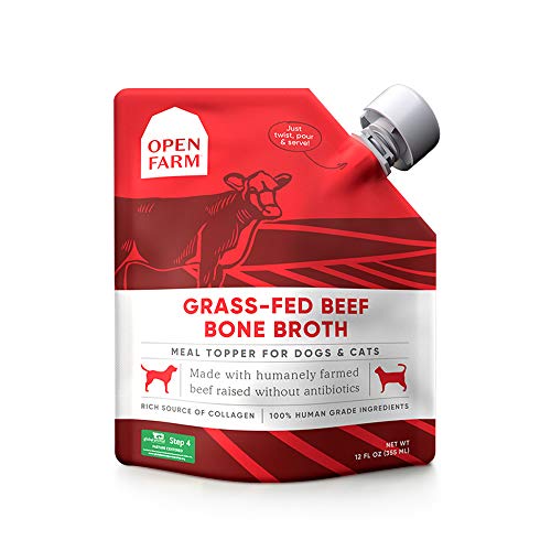 Open Farm Grass-Fed Beef Bone Broth for Dogs & Cats