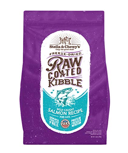 Stella & Chewy's Raw Coated Kibble Wild-Caught Salmon Recipe for Cats