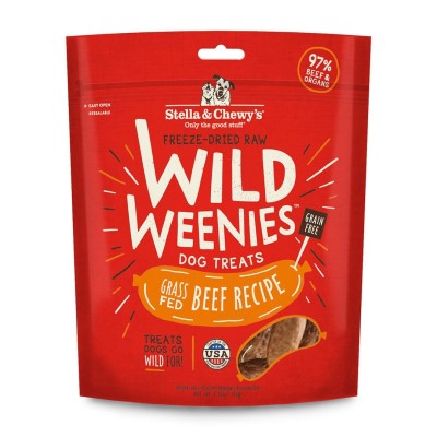 Stella & Chewy's Grass-Fed Beef Wild Weenies Dog Treats