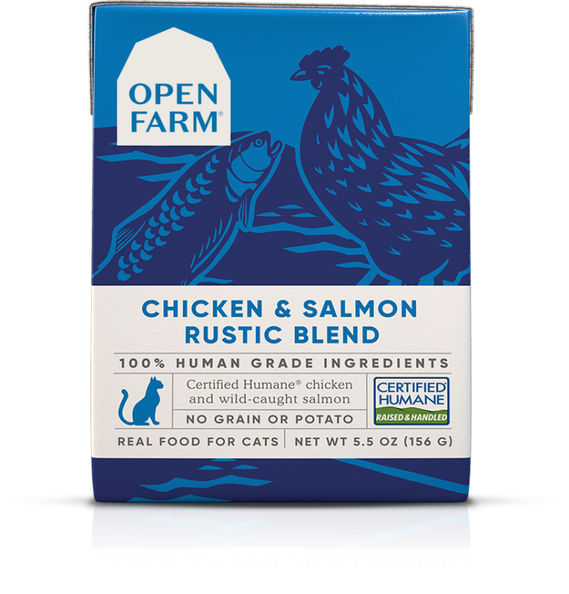 Open Farm Chicken & Salmon Rustic Blend Wet Cat Food