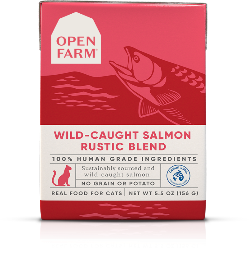 Open Farm Wild-Caught Salmon Rustic Blend Wet Cat Food