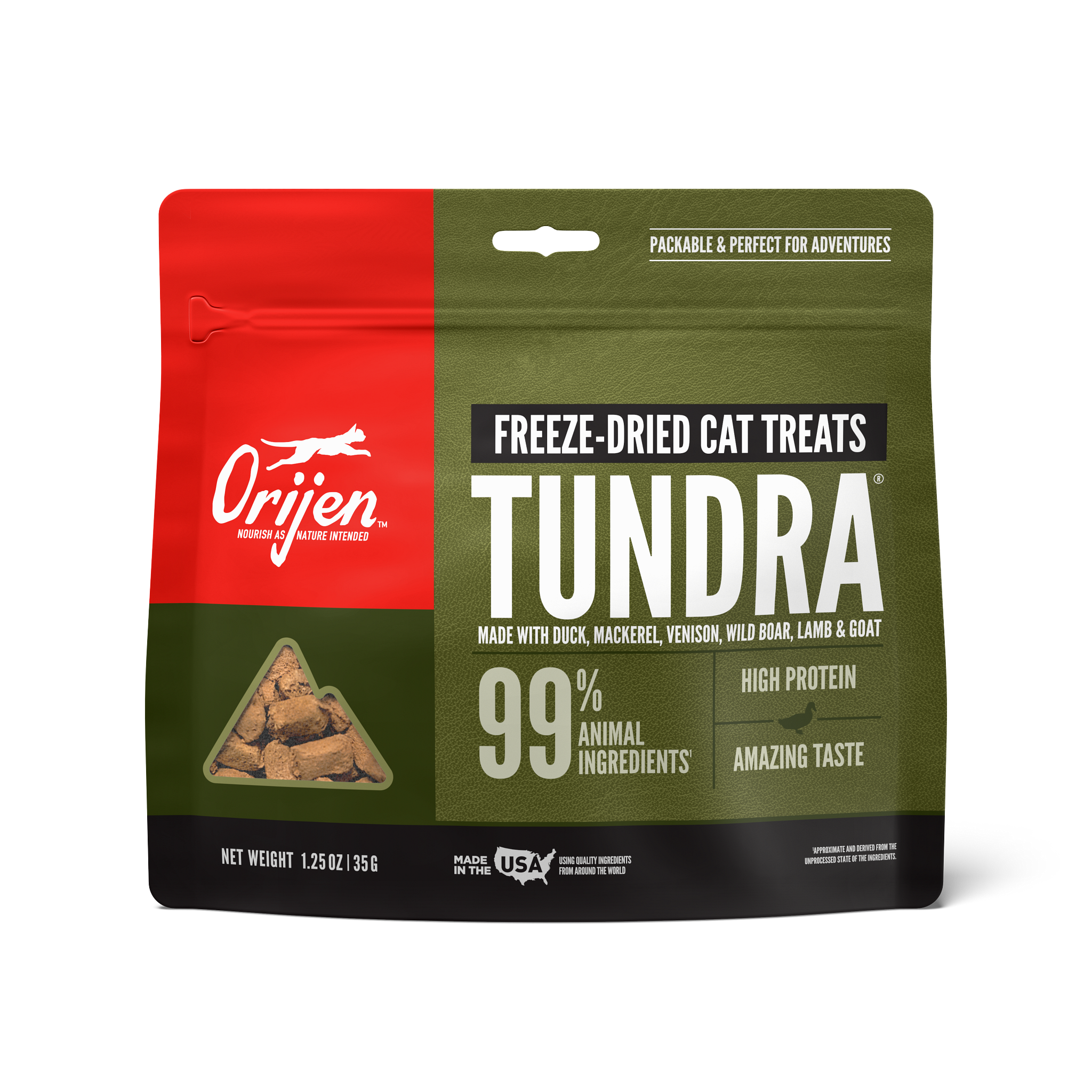 ORIJEN Tundra Freeze Dried Cat Treats